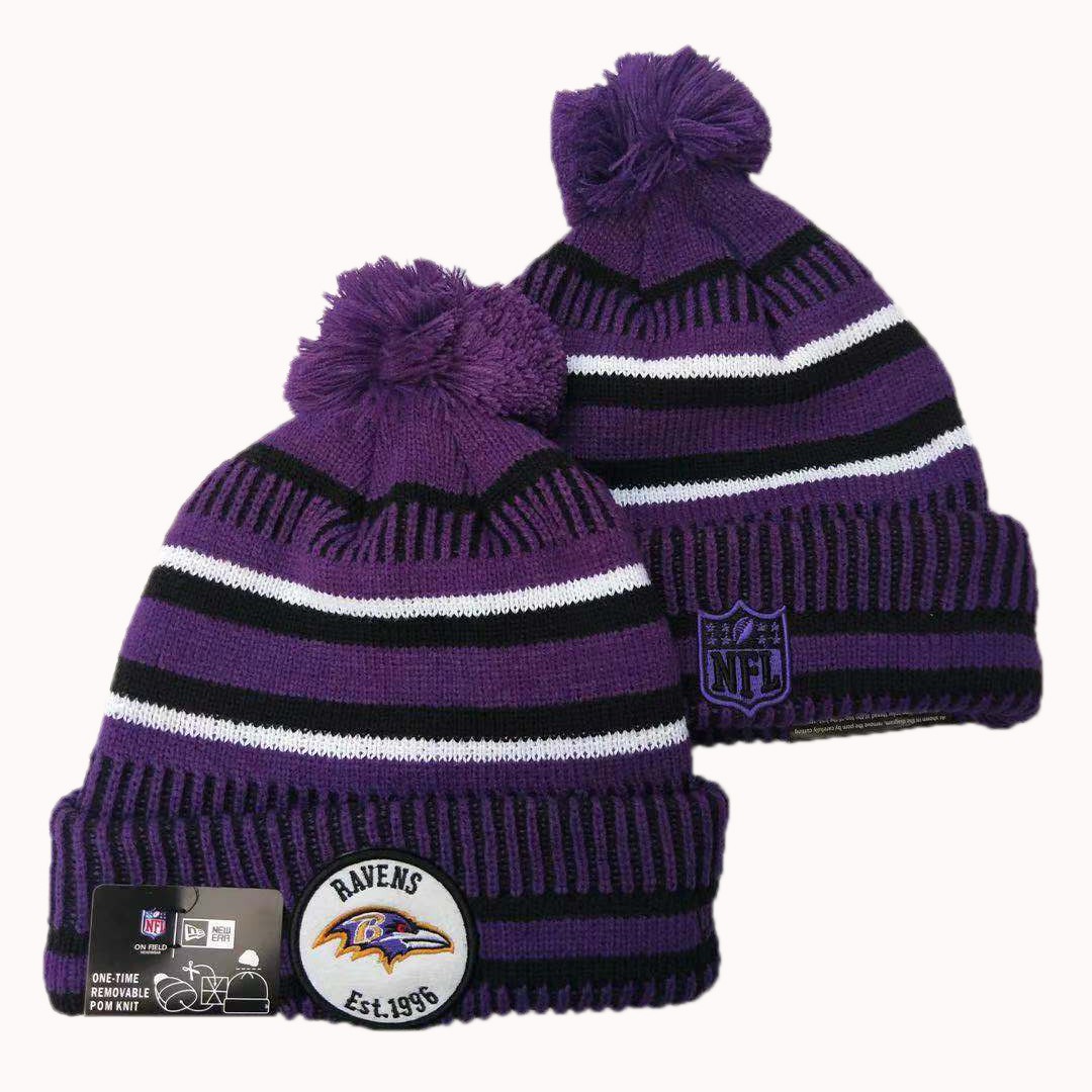 Baltimore Ravens Knit Hats 039